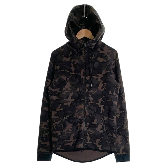 NIKE ナイキ カモフラ テック フリース パーカー ブラック カモ Size S 福生店