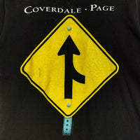 90's COVERDALE PAGE カヴァーデイルペイジ JAPAN TOUR 1993 プリントTシャツ ブラック BROCKUM Size L 福生店