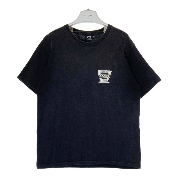 STUSSY ステューシー トライブ クラウン Tシャツ ブラック sizeM 瑞穂店