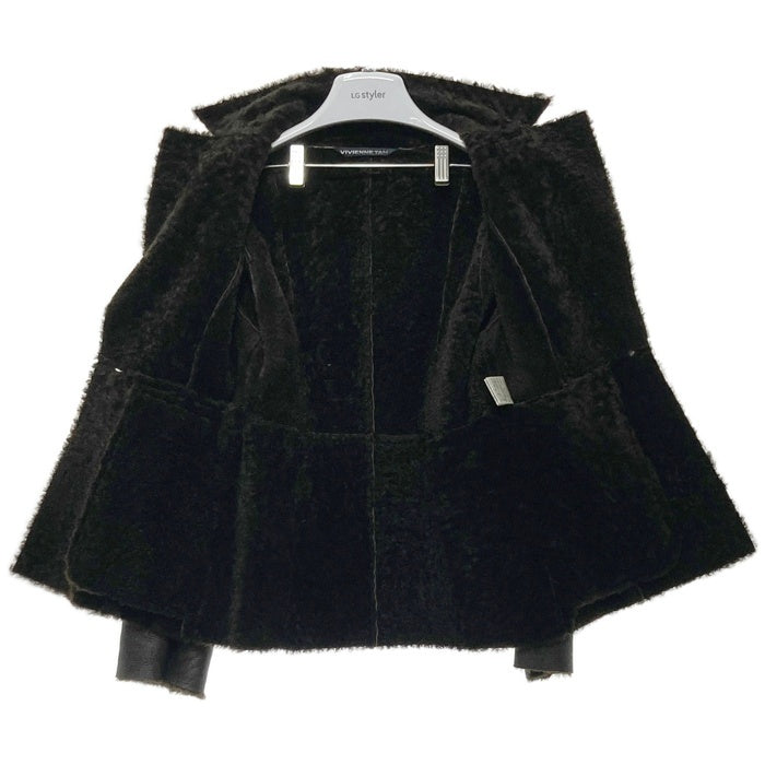 VIVIENNE TAM ヴィヴィアンタム ムートンコート ブラウン size0 瑞穂店