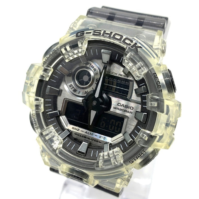 CASIO カシオ G-SHOCK デジアナ クォーツ腕時計 クリアスケルトン GA700-SK 福生店