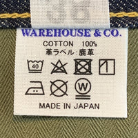 WAREHOUSE ウエアハウス S1001XX 1946モデル デニムパンツ デッドストックブルー インディゴ Size 38×32 福生店