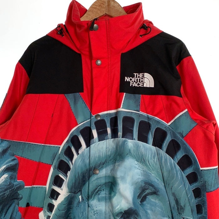 SUPREME シュプリーム 19AW THE NORTH FACE ノースフェイス Statue Of Liberty Mountain Jacket マウンテンジャケット レッド 自由の女神 NP619021 Size L 福生店