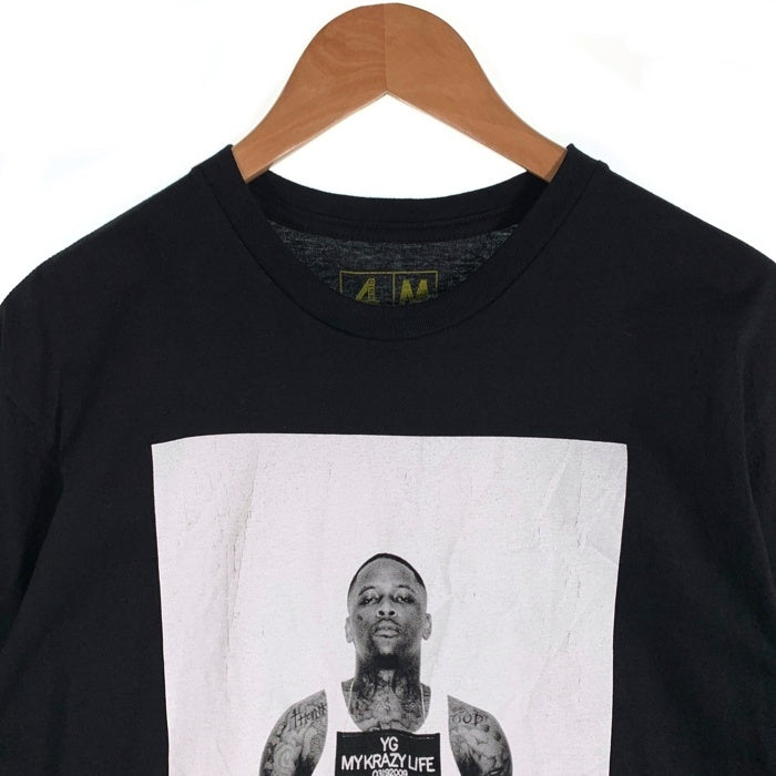 4 HUNNID フォーハニード  YG MY KRAZY LIFE Tee 半袖 Tシャツ ブラック Size M 福生店