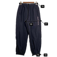 SUPREME シュプリーム 23SS Full Zip Baggy Warm Up Pants ナイロン フルジップ バギー ウォームアップ パンツ ブラック Size L 福生店
