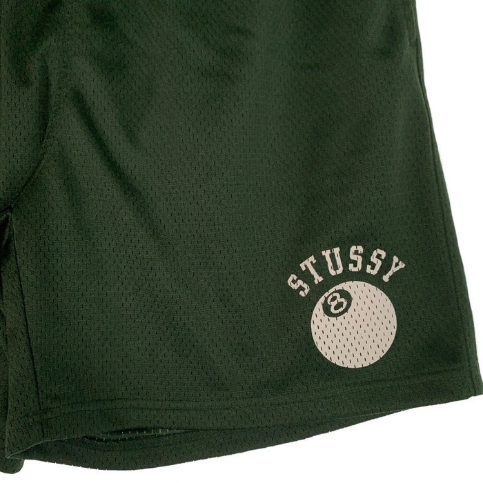 STUSSY ステューシー 22SS 8 Ball Mesh Short エイトボール メッシュショートパンツ グリーン 112268 Size M 福生店