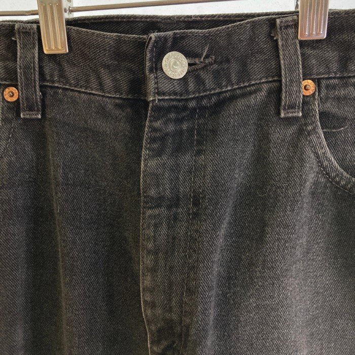 Levi’s リーバイス 550 0260 USA製 00s 後染め ボタン裏554 デニムパンツ ブラック sizeW36 瑞穂店