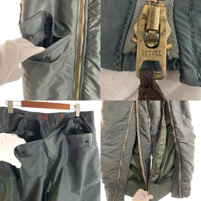 HOUSTON ヒューストン A-11B U.S.A.F. フライトパンツ グリーン サスペンダー付属 Size 38 福生店