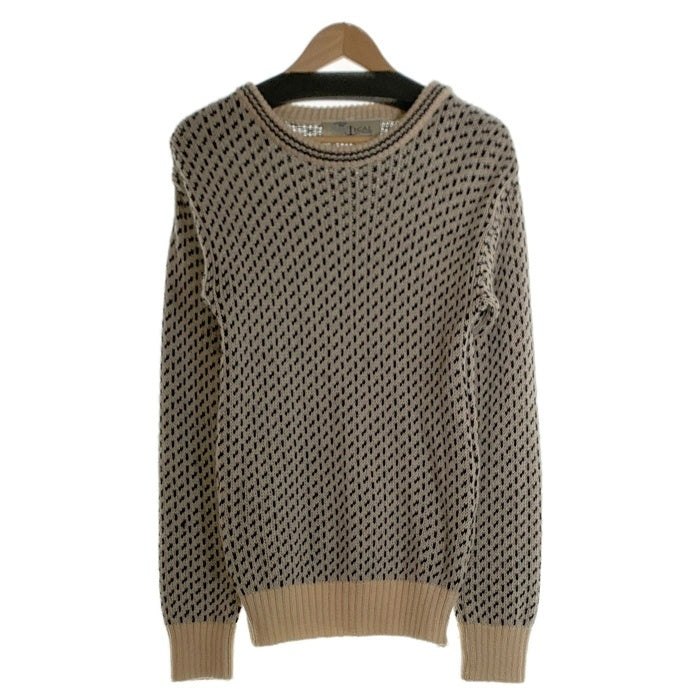 Niffi THE NAUTICAL RANGE ニッフィ ザ ノーティカル レンジ DOVER CREW NECK SWEATER バーズアイ ニット セーター ナチュラル イギリス製 Size S 福生店