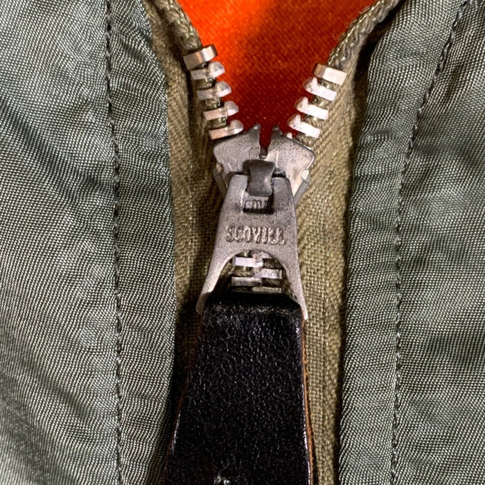 70's U.S. ARMY ALPHA INDUSTRIES アルファインダストリーズ AIR FORCE 米空軍 MA-1 L-2B フライトジャケット オリーブ 8415-00-817-0598 / DSA100-74-C-1559 Size M 福生店