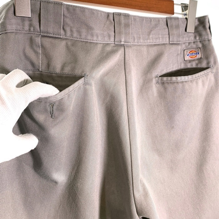90`s DICKIES ディッキーズ 874 ワークパンツ シルバー USA製 Size ウエスト約84cm 福生店