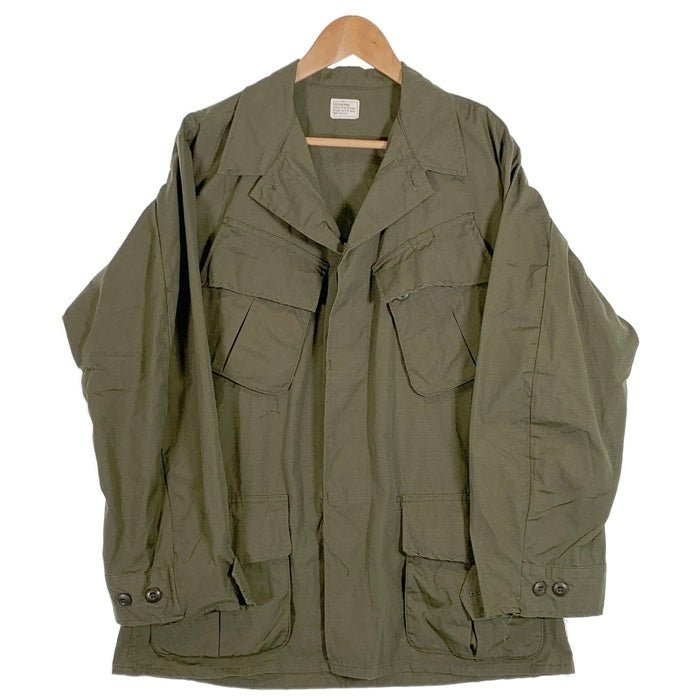 70’s U.S.ARMY 米軍 ジャングルファティーグ ミリタリージャケット オリーブ 8405-935-4707 70年会計 1 Size M-S 福生店