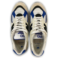 new balance ニューバランス M990WB2 レザー メッシュ ローカットスニーカー ホワイト ブルー USA製 Size 27.5cm 瑞穂店