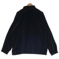 NASTOYS ナストイズ Velor Track Jacket ベロアトラックジャケット ハーフジップ プルオーバー ブラック Size L 福生店