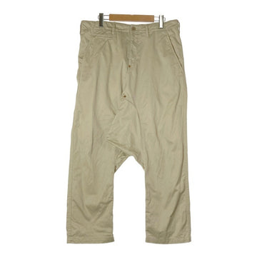 GANRYU COMME des GARCONS ガンリュウ EN-P003 シンチバック サルエル チノパンツ ベージュ sizeL※股部分汚れあり 瑞穂店