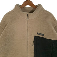 Columbia コロンビア マウンテンサイドヘビーウェイトフリースジャケット クリーム 1278-3355 Size 3X 福生店