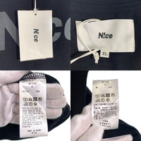 Nice ナイス コットン 半袖 Tシャツ ブラック NC-CT02 Size XL 福生店