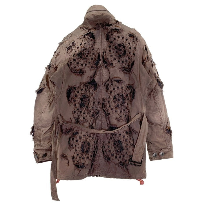 GRIFFIN グリフィン ダメージ加工 ミリタリーフィールドジャケット チャコール イタリア製 Size L (34) 福生店