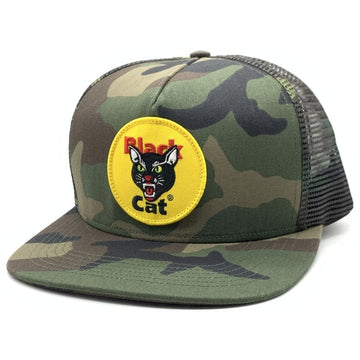 SUPREME シュプリーム 24SS Black Cat Mesh Back 5-Panel ブラックキャット メッシュバック 5パネルキャップ ウッドランドカモ 福生店