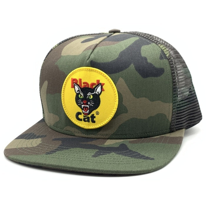 SUPREME シュプリーム 24SS Black Cat Mesh Back 5-Panel ブラックキャット メッシュバック 5パネルキャップ ウッドランドカモ 福生店