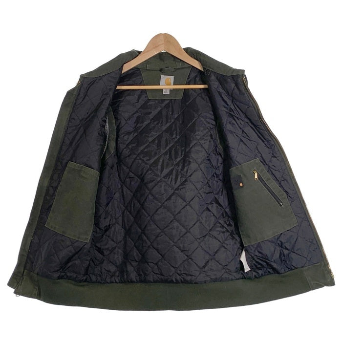 Carhartt カーハート ベストリメイク ダック デニム ジップアップジャケット モス インディゴ 100121 316 12年 Size M 福生店
