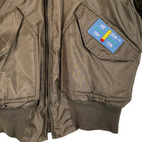 80's U.S.AIR FORCE 米空軍 CWU-45/P フライトジャケット オリーブ ISRATEX カスタムワッペン Size 38-40 (M) 福生店
