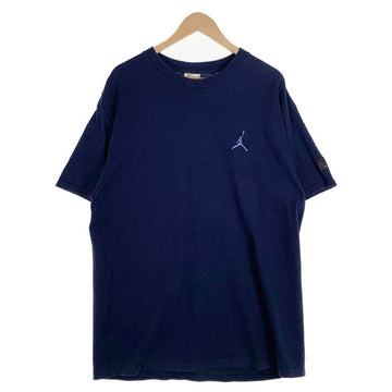 90's NIKE ナイキ ワンポイントジャンプマン刺繡 Tシャツ ジョーダン ネイビー USA製 Size L 福生店