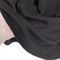 PRADA SPORT プラダスポーツ ハーフジップ プルオーバートップ 長袖 ブラック ポリエステル ラバーパッチ Size L 福生店
