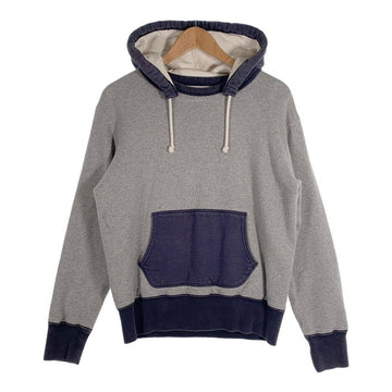 JOE McCOY ジョーマッコイ BALL PARK 後付けパーカー グレー ネイビー Size M 福生店