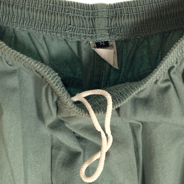 80-90's STUSSY ステューシー ビーチパンツ プレーン イージー グリーン USA製 黒タグ Size M 福生店