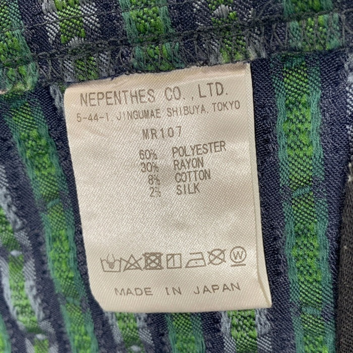 Needles ニードルズ Basketball Shorts -PE/R/C/S Fine Pattern バスケットボールショーツ ショートパンツ 総柄 ネイビー MR107 Size M 福生店
