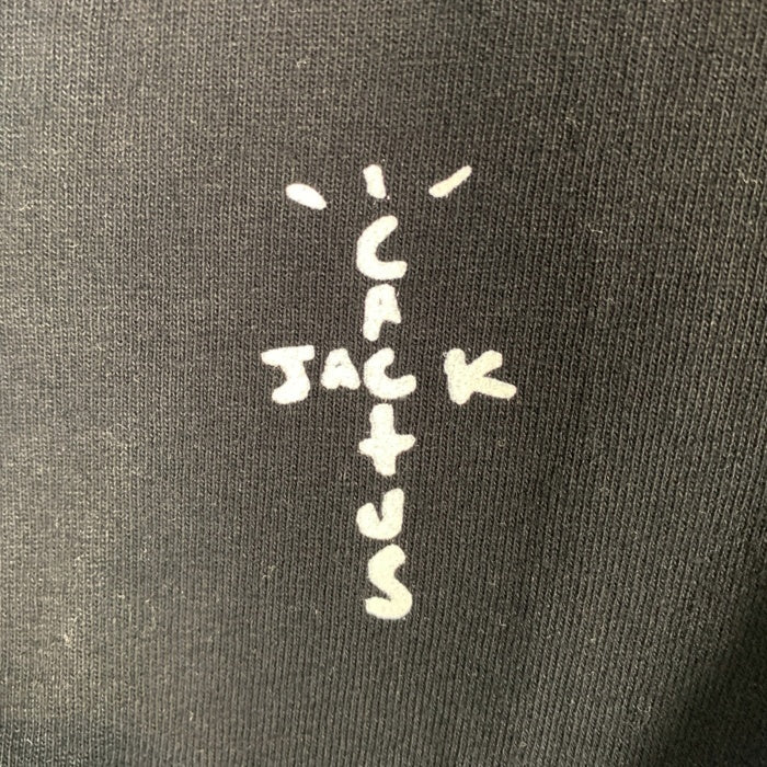 Cactus Jack カクタスジャック Travis Scott トラヴィススコット FREE THE RAGE TEE 半袖 Tシャツ ブラック  TSRA-SS01 Size 2XL 福生店
