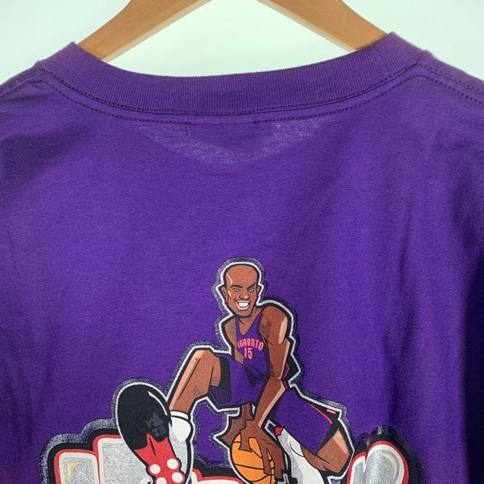 90's 00's NIKE ナイキ Vince Carter ヴィンス カーター NBA 半袖 Tシャツ パープル USA製 Size XXL 福生店
