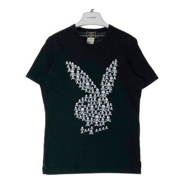 PLAYBOY プレイボーイ×THEATER8 シアターエイト×mastermind マスターマインド トリプルコラボTシャツ ブラック sizeS 瑞穂店