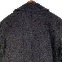 Schott ショット シングル ウール ピーコート 裏キルティング グレー Size 40 福生店
