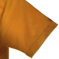 Dagda Leathers ダグダレザーズ プリントTシャツ 袖刺繡 イエロー 旧マッコイ 滝沢氏 2 Size S 福生店