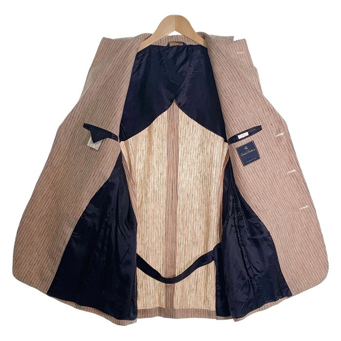 Brooks Brothers ブルックスブラザーズ リネン マルチストライプ 3B テーラードジャケット イタリア製 肩パッド Size L 相当 福生店