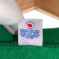 80's JERZEES BY RUSSELL ジャージーズ バイ ラッセル アイルランド シャムロック クルーネックスウェット グリーン USA製 Size L (42-44) 福生店