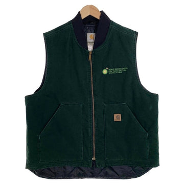 00`s Carhartt カーハート Duck Work Vest ダック ワーク ベスト グリーン V02 SPC Size X-Large Regular 福生店