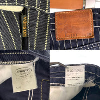 VANSON Leathers ヴァンソン レザース ストライプ デニム パンツ ブルー Size 31 福生店