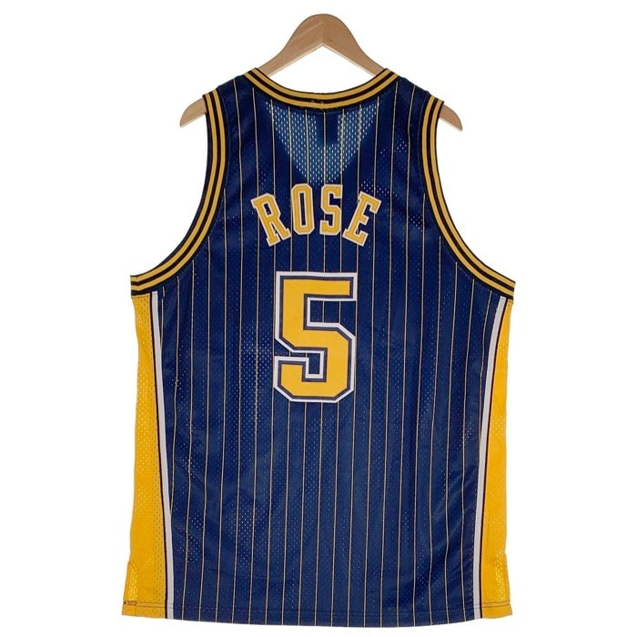 NIKE ナイキ NBA Indiana Pacers インディアナ・ペイサーズ Jalen Rose ジェイレンローズ タンクトップ ネイビー イエロー Size XL 福生店
