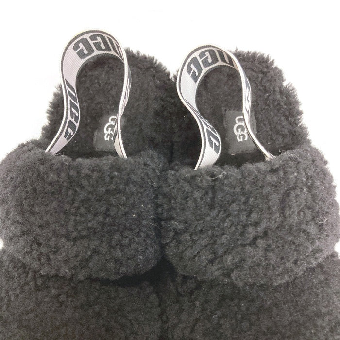 UGG アグ 1120876 オー フラッフィータ  サンダル ブラック size23cm 瑞穂店