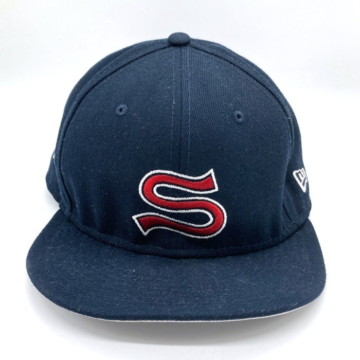 STUSSY ステューシー NEW ERA ニューエラ Emblem Cap ネイビー size7 5/8 瑞穂店