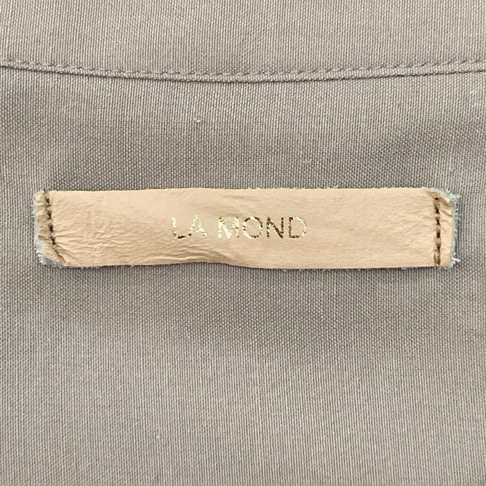 LA MOND ラモンド バンドカラーシャツ 長袖 ベージュ LM-S-035 Size 4 瑞穂店