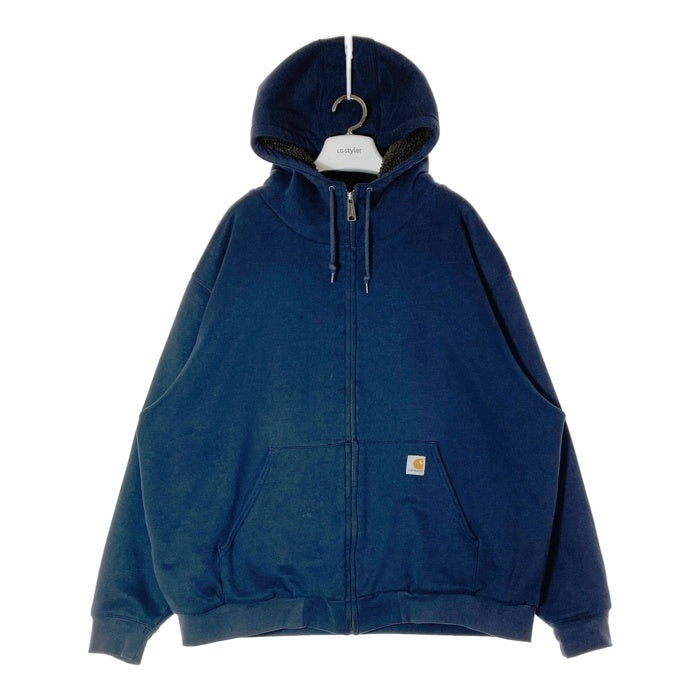 Carhartt カーハート 裏ボア フルジップパーカー ネイビー size2XL 瑞穂店