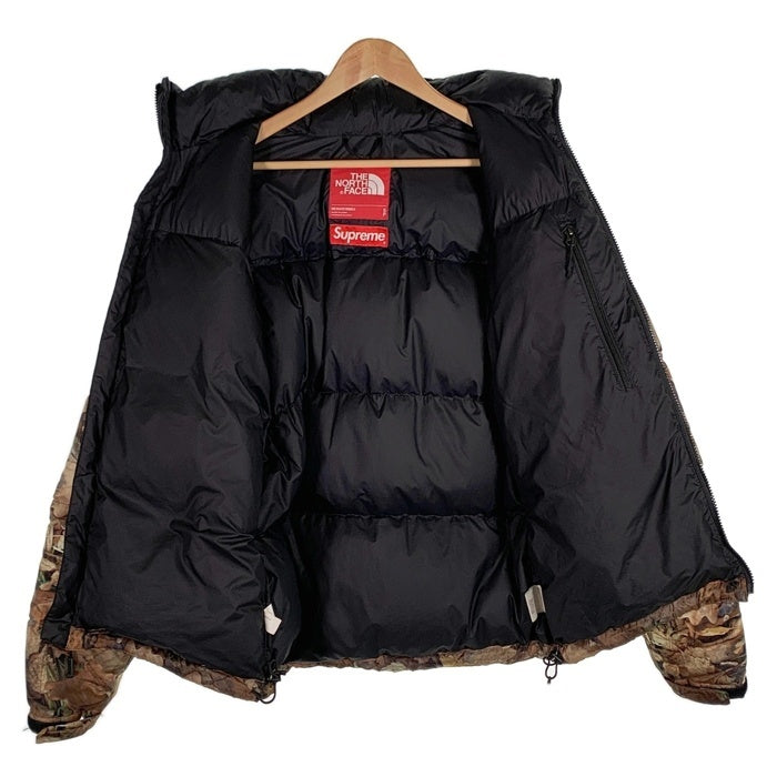 SUPREME シュプリーム 16AW THE NORTH FACE ノースフェイス Leaves Nuptse Jacket ヌプシジャケット リーブス ダウン ND51602I Size S 福生店
