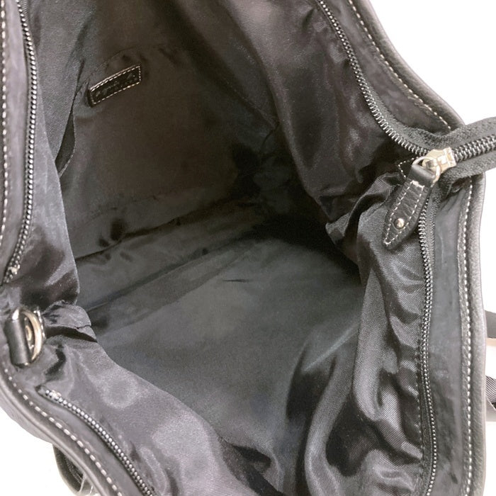 agnes b. Voyage アニエスベー ボヤージュ 2WAY ナイロンバッグ ハンド ショルダー ブラック 瑞穂店