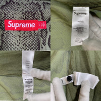 Supreme シュプリーム 24SS Snake S/S Shirts スネーク ショートスリーブシャツ レーヨン グリーン Size L 福生店