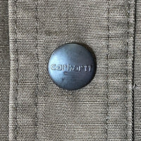 Carhartt カーハート Chatfield jacket 裏キルティング 企業ロゴ シャツジャケット ブラウン sizeL 瑞穂店