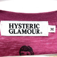 HYSTERIC GLAMOUR ヒステリックグラマー COURTNEY LOVE コートニーラブ プリントTシャツ パープル 0203CT20 Size M 瑞穂店